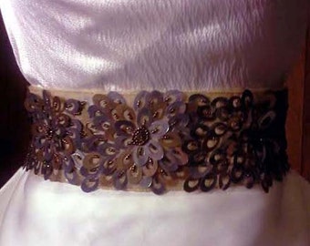 Bohemian Flora Sash