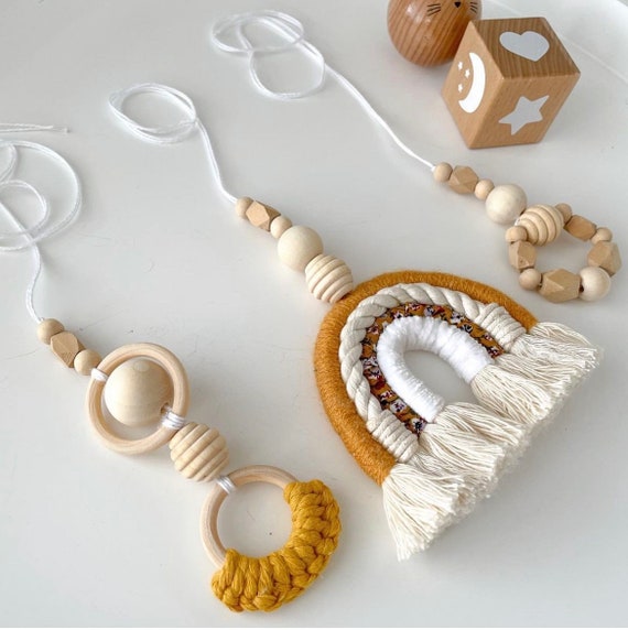 Baby Gym Toys Custom Colours Macrame Play Gym Hanging Toys Etsy Australia