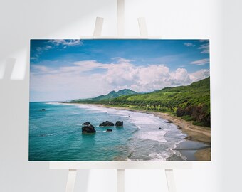 Tropical View Wall Art, Coastal Photography Print, Tropical Photography, Coastal Print, Digital Download, Printable Photograph, Landscape