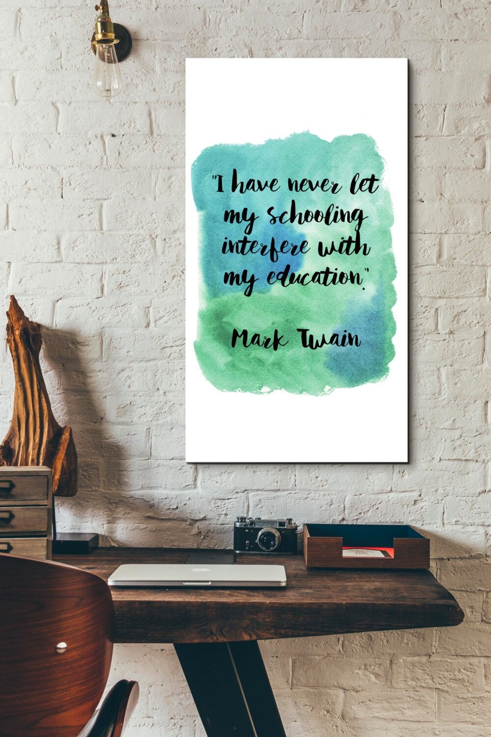 Mark Twain Quote-i Have Never Let My Schooling Quote Funny - Etsy Mark Twain Quote-i Have Never Let My Schooling Quote Funny - Etsy