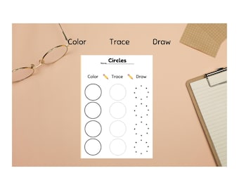 Printable Preschool Fine Motor Skills Bundle | Tracing, Coloring | Occupational Therapy Worksheets PDF