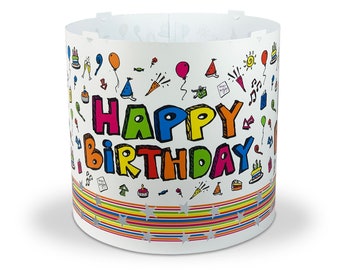 SPARE! Happy Birthday Lampshade Drum (Magnetic Set NOT INCLUDED!!)