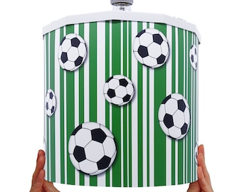 Football Soccer Lampshade Ideal for Children's Room and Nursery Ceiling Pendant Magnetic