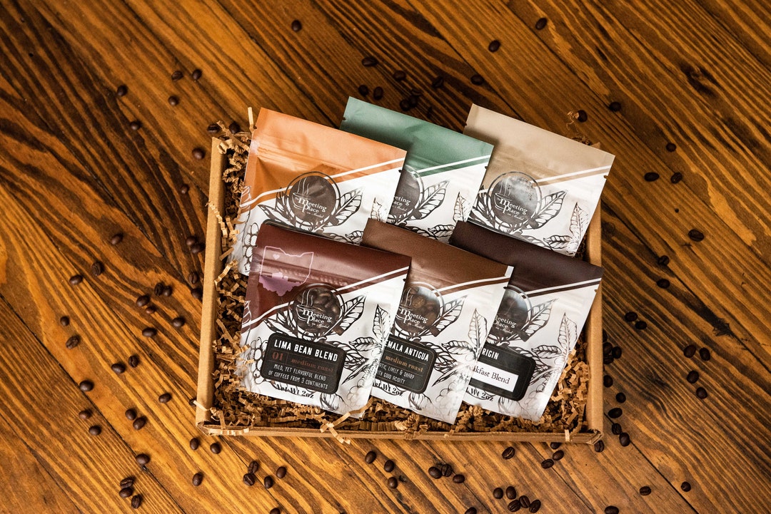 Father's Day Coffee Gift Box Light Dark Flavored Etsy