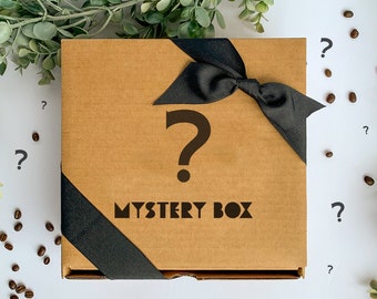 Mystery Gift Box - Gourmet Coffee Gift, Surprise Box, Flavored Coffee, Origin Coffee, Surprise Gift Basket, Birthday Gift, Secret Santa Gift