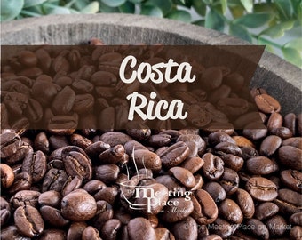 12oz Bag of Coffee - Costa Rica  - Gourmet Coffee, Freshly Roasted Coffee Beans, Ground Coffee, Flavored Coffee