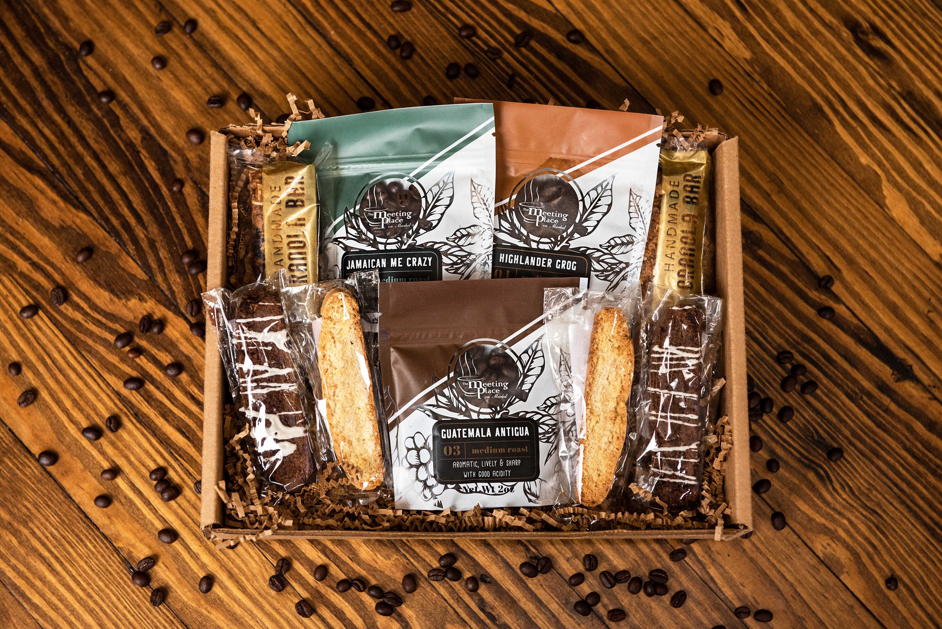 Coffee Break Gift Basket With Gourmet Coffee Handmade Granola Etsy