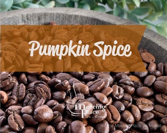 12oz Bag of Coffee - Pumpkin Spice  - Gourmet Coffee, Freshly Roasted Coffee Beans, Ground Coffee, Flavored Coffee