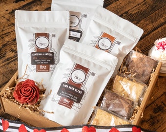 Premium Coffee Lover Gift Box, Gourmet Coffee & Baked Goods Basket, Gift for Him, Gift for Her, Birthday Gift, Gift for Mom, Gift for Dad