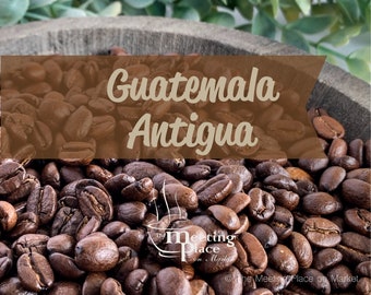 12oz Bag of Coffee - Guatemala Antigua - Rich, Medium Roast Single Origin - Gourmet Coffee, Freshly Roasted Coffee Beans, Ground Coffee,
