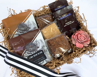 Espresso Your Love Gift Basket - Coffee Lover Gift, Anniversary Gift Box, For Him, For Her