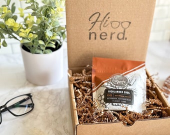 Hello Nerd Gift with Gourmet Coffee & Your Message Shipped, Send Coffee Not a Card, Birthday Gift, Gift for Her, Gift for Him, Just Because