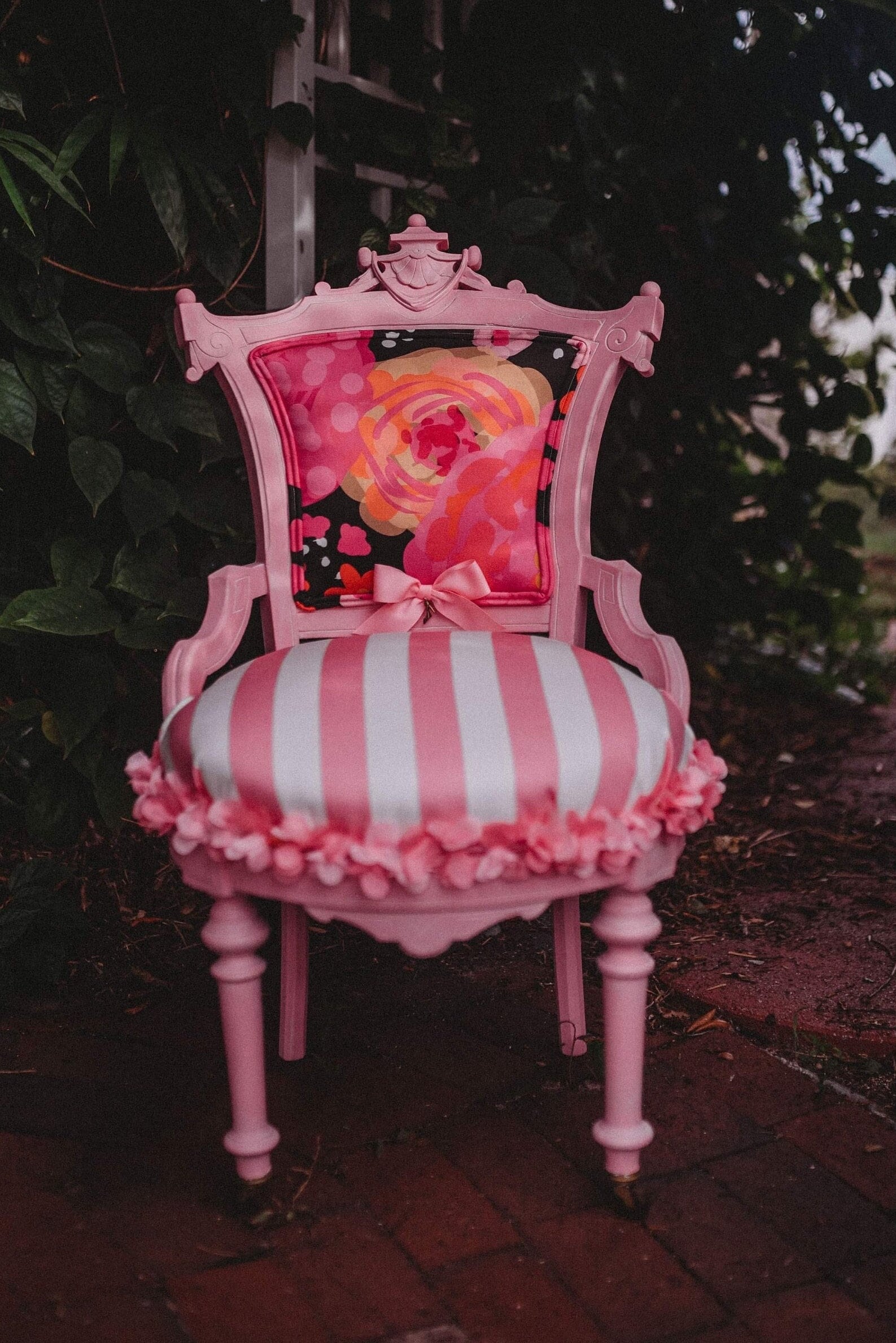 pink dresser chair Custom Whimsical Chair : Antique Eastlake Parlor Chair, Accent Chair, Teen  Girl Room, One of a Kind Decor, Pink Accent Chair. Sold