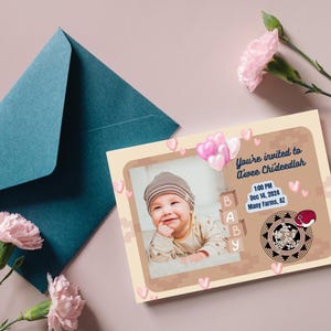 Baby's First Laugh-(navajo) Canva Template - Etsy