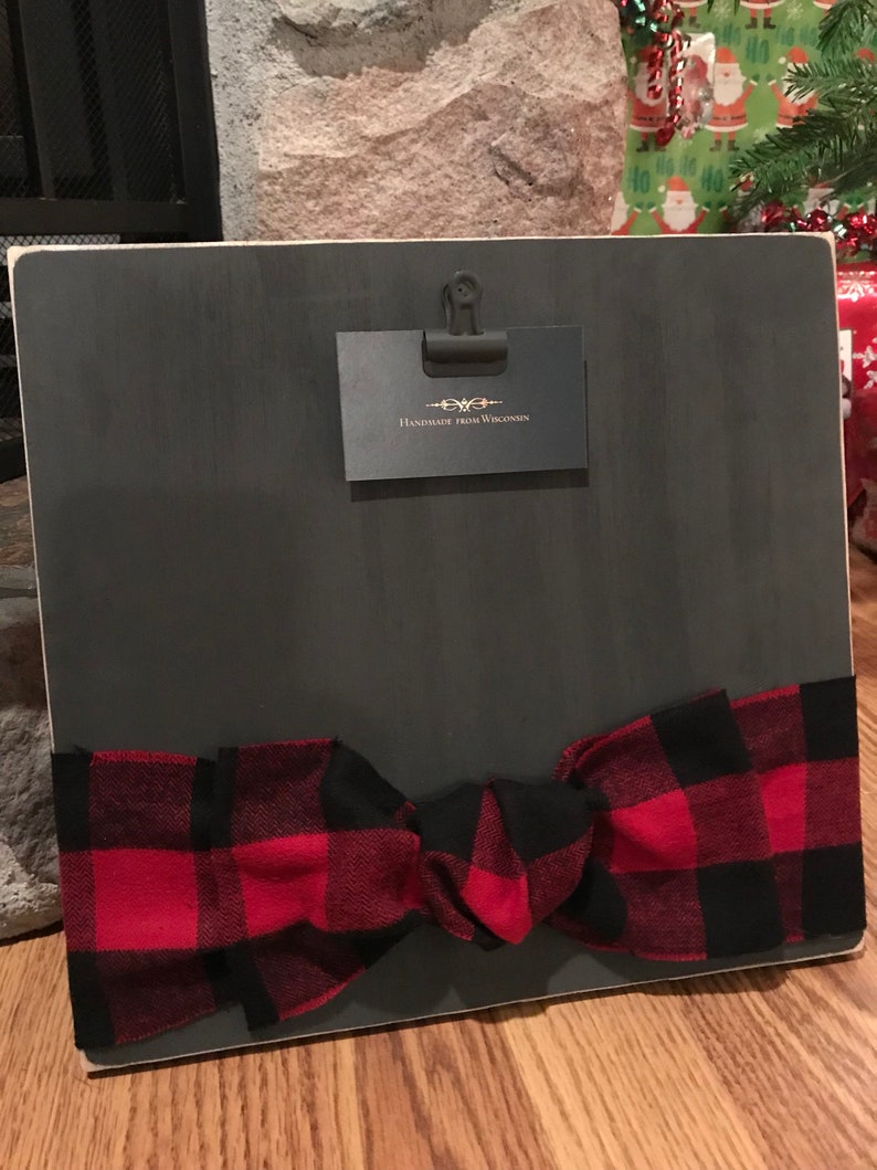 Buffalo Plaid Picture Frame Gift Top Er Clip Uni Best Check Red Lumberjack Nursery