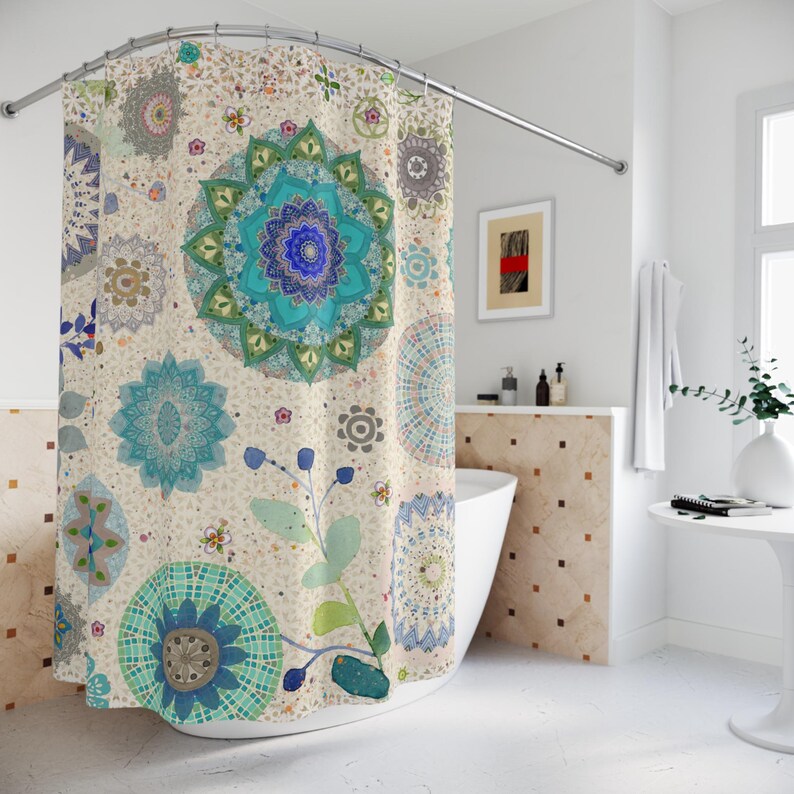 Boho Fun Shower Curtain image 4
