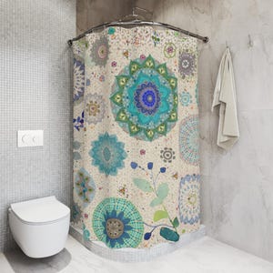 Boho Fun Shower Curtain image 5