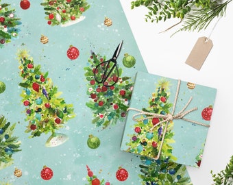 O' Christmas Tree Gift Wrap | Christmas Paper |  Wrapping Paper | Holiday Wrapping Paper| Sue Zipkin