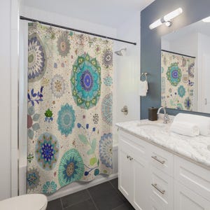 Boho Fun Shower Curtain image 3