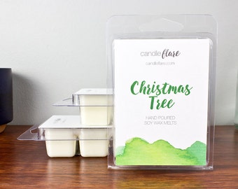 Cera de soja derretida para árvore de Natal - Velas de soja derretidas - Tortas de cera de soja