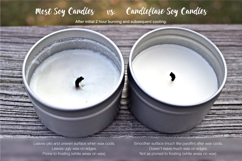 Lavender Flowers Soy Tea Light Candles 6 Soy Candles Handmade Mindfulness Gift image 4