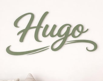 Custom Laser Cut MDF Name Sign | Nursery, Kids Room Wall Decor