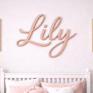 Personalised Wooden Name Sign | Custom Nursery, Kids Room Wall Decor