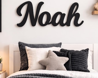 Personalised Laser Cut MDF Name Sign | Custom Nursery, Kids Room Decor