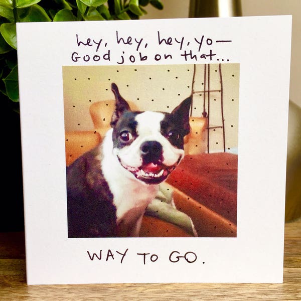 Way to Go Card - Etsy