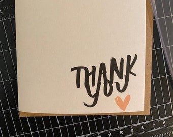 Thank you <3 Greeting Card