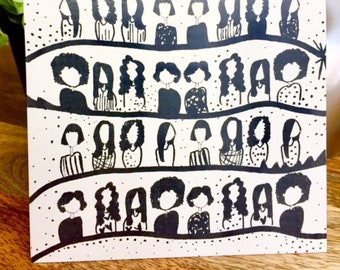 Women Empowerment note cards, Harris for President, Diversity is Power, Women Supporting Women, We are all stars