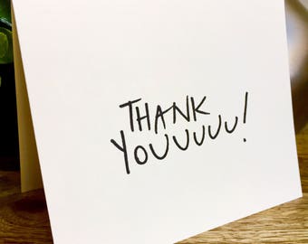 Thank Youuuu card