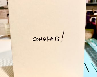 Congrats! Congratulations Card