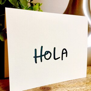 Hola Card, Hello Card