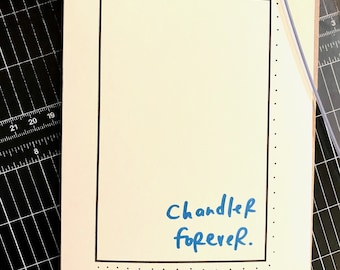 90s Card | Chandler Bing, FRIENDS card, Miss you