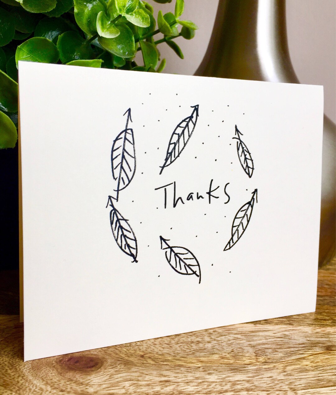 Nature Lover Thank You Card - Etsy