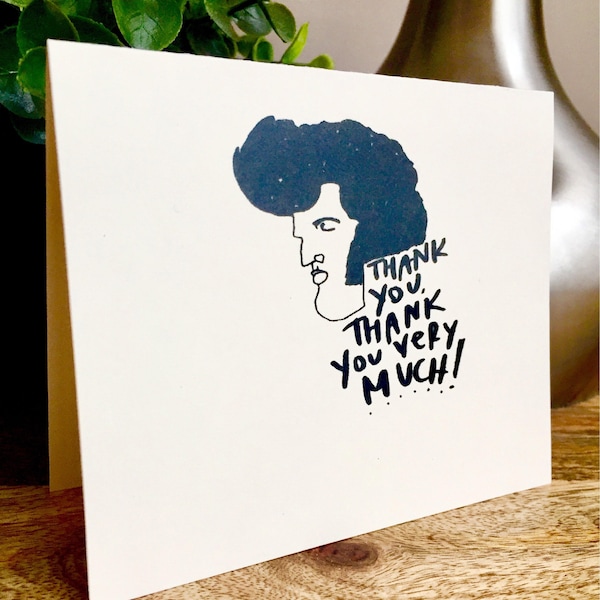 10pk of Elvis Thank You Cards, Vegas Wedding Cards