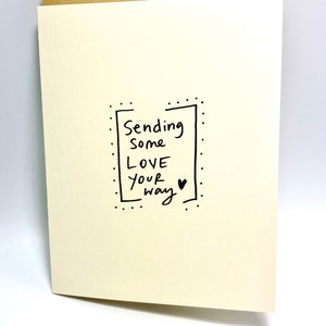 5 Cards for 20 : Missing You, Love from Afar Cards Set of 5 image 2