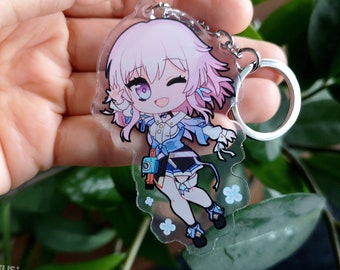 March 7th Honkai Star Rail 3" Acrylic Keychain