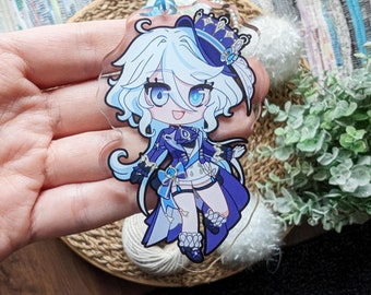 Furina Fontaine Genshin Impact 3.3" Acrylic Keychain