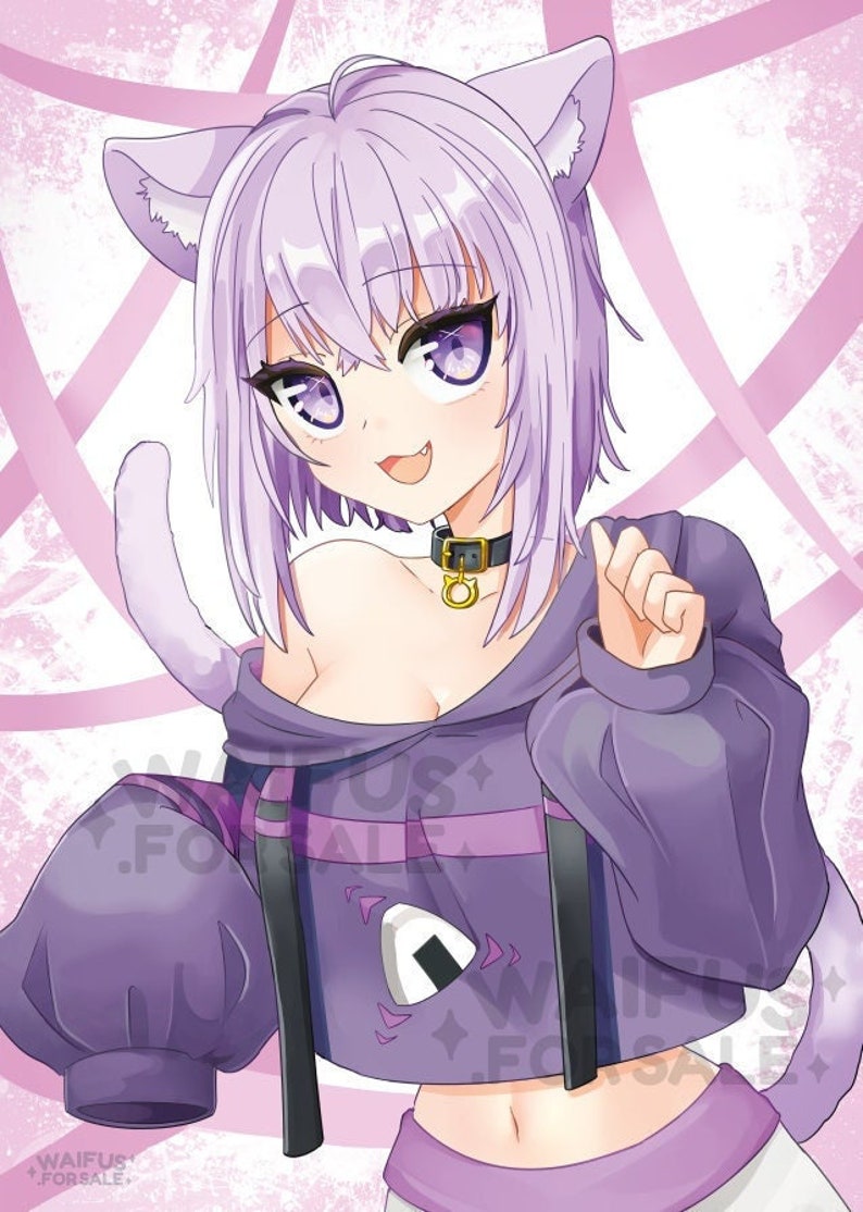 Nekomata Okayu Hololive JP Print A4 image 1