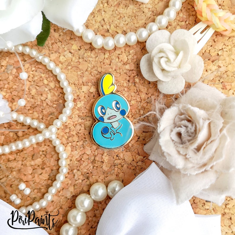 Sobble Pokemon Sword /& Shield GEN 8 Enamel Pin