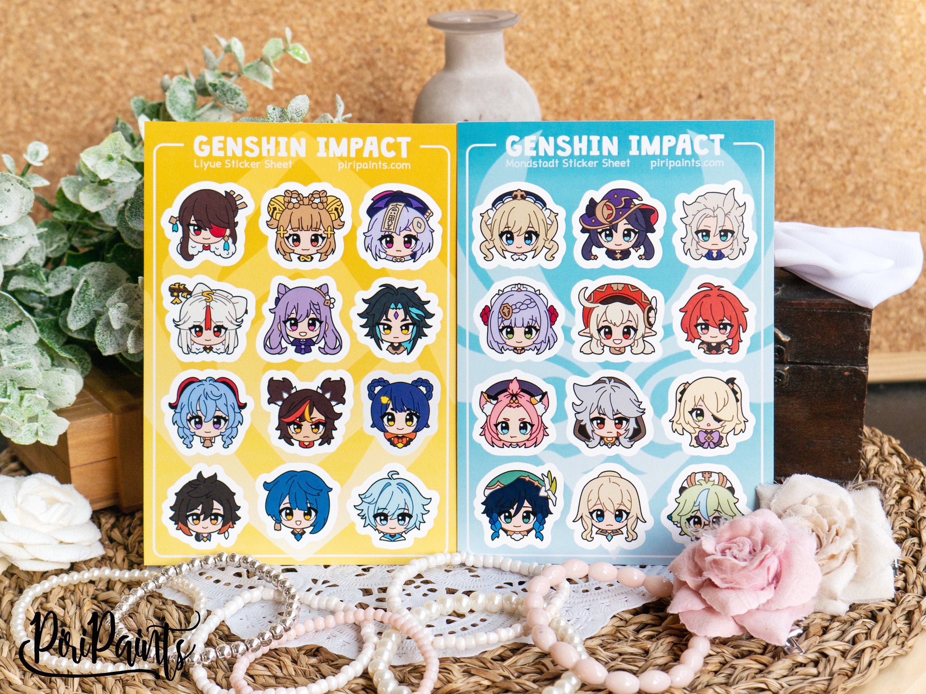 Genshin Impact | 4x6 Sticker Sheet