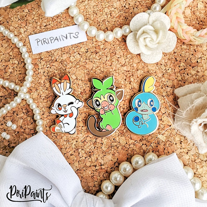 Sobble Pokemon Sword /& Shield GEN 8 Enamel Pin