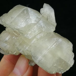 66g 61mm PAGODA Calcite with tiny Chalcopyrite, Natural Mineral Specimen from China B8666