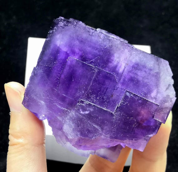 9*2様 天然石まとめ売り 鉱物標本 紫色結晶 原石 ポイント型置物