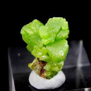 22.5mm Nice green Pyromorphite crystals on matrix, Natural Mineral Specimen from China, CM603494