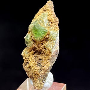 Ludlamita verde gema sobre matriz, extraída no Brasil, 41 mm 7 g, CM2382349