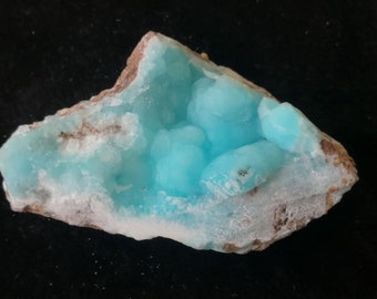 58mm Beautiful Botryoidal Light Blue Hemimorphite, Natural Mineral Specimen from China CM2300226