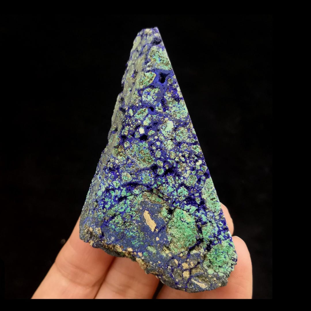 65mm 35g BOTH SIDES BEAUTIFUL Blue Azurite With Green Malachite ...
